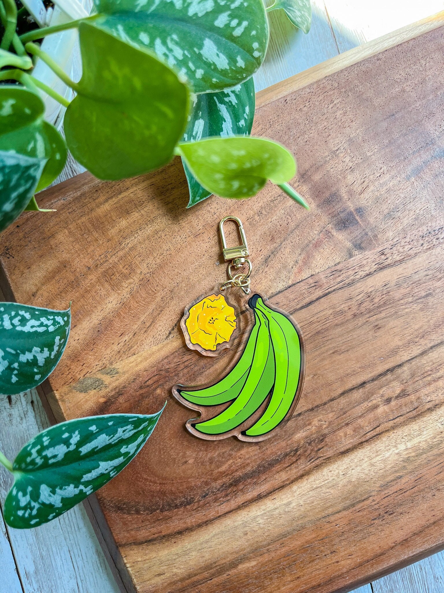 Porte-clés bananes plantains |  Platanos | Pierres de taille | République dominicaine