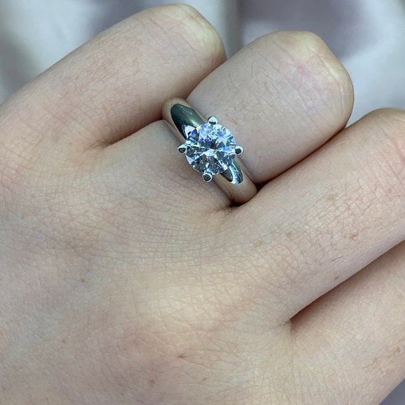 1.50 Carat Round Brilliant Cut Diamond Engagement Ring – Benz & Co Diamonds