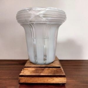 Vintage Glass Flameless Candle Holder