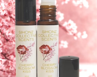 Cherry Blossom Perfume Oil Roll On: Soft Floral Fragrance Gift