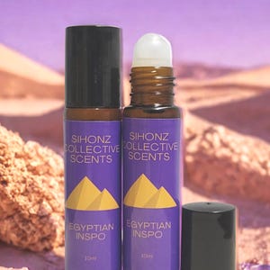 Egyptian Inspo Roll-On Perfume Oil - Unisex Fragrance | Soft, Warm, Exotic Scent | Natural Oil Gift for Her or Him
