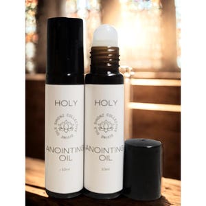 Holy Anointing Oil for Prayer, Protectrion, & Consecration | Handcrafted Spiritual Oil with Biblical Oils