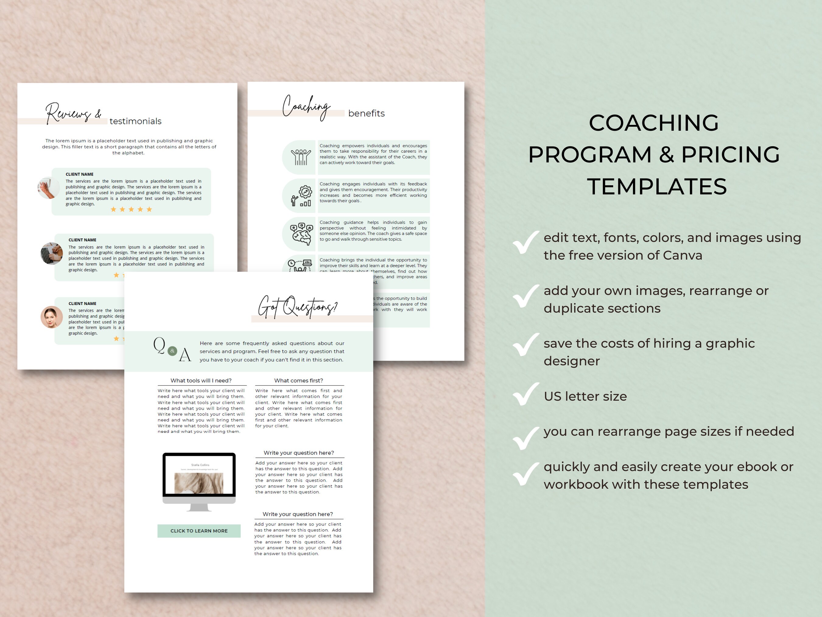 Coaching Packages And Pricing Guide – VZBSPR