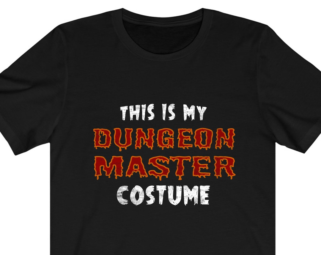 Halloween DND Shirt This is My Dungeon Master Costume Etsy