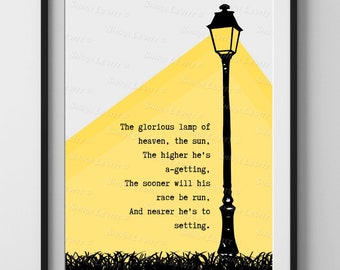 the glorious lamp (print)