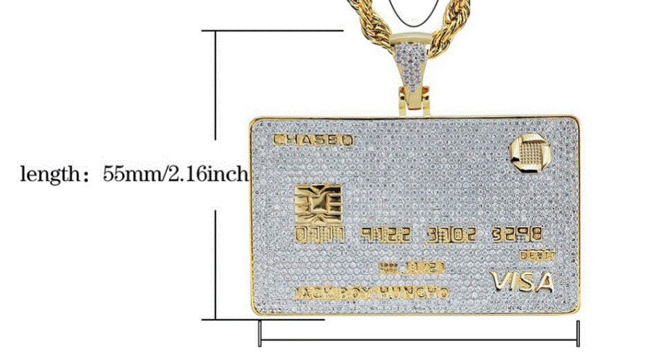 Iced out credit store card chain