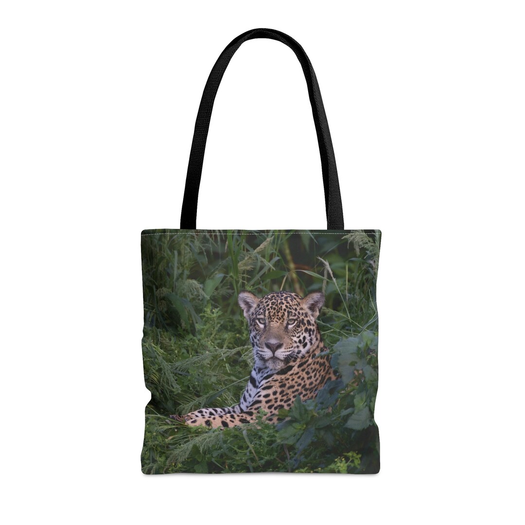 jaguar-s-green-kingdom-tote-bag-available-in-3-sizes-etsy