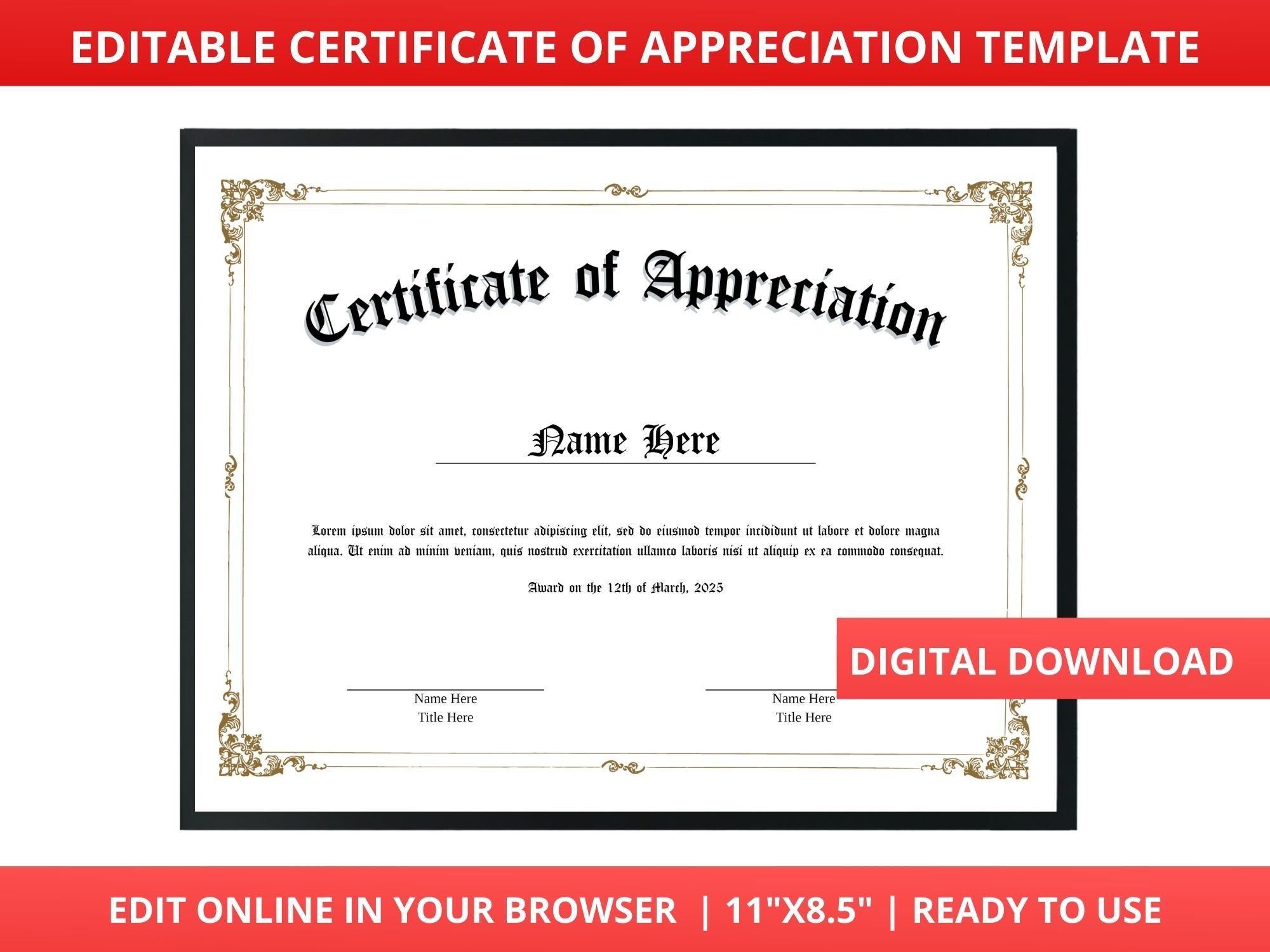 Free Certificate Of Appreciation Templates For Word