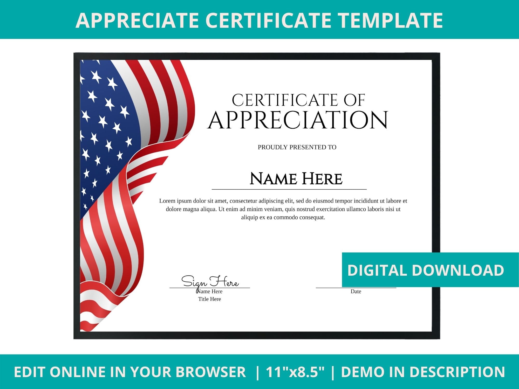 free printable certificate of appreciation templates