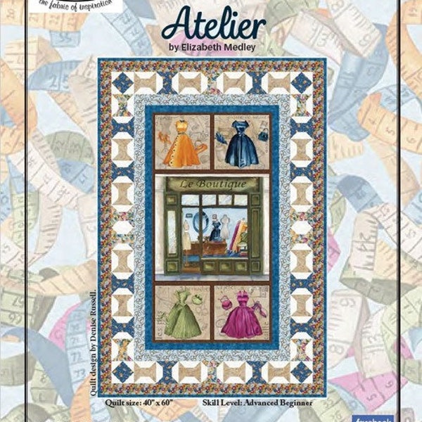 Atelier Quilt Kit (premium cotton fabric) - pattern designed by Blank Quilting