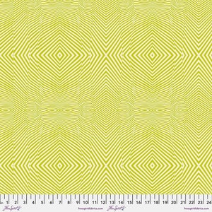 Moon Garden by Tula Pink - Dawn Lazy Stripe - Mfg. by Free Spirit - Mfg. # PWTP022.DAWN -  Premium Cotton Fabric - Sold by Half Yard Cuts