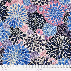 Kaffe Fassett - Contrast House Leeks - premium 100% cotton fabric by Free Spirit - Item# PWPJ113.CONTRAST - Sold in half yard increments