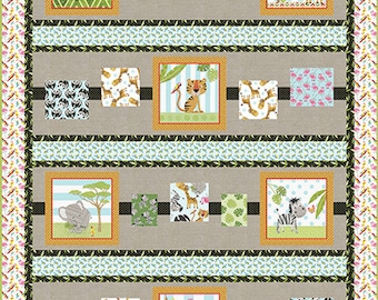 At the Zoo Quilt Kit - Baby/Toddler Quilt Kit by Studio E