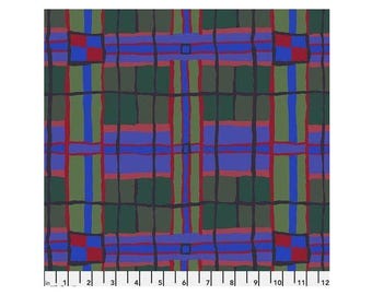 Kaffe Checkmate Dark by Brandon Mably-Mfg. Free Spirit-Mfg. #PWBM086.DARK -Premium Cotton-Sold by Half Yard Cuts