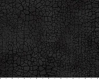 Tela de algodón para acolchado Crackle Raven de Northcott 9045-99