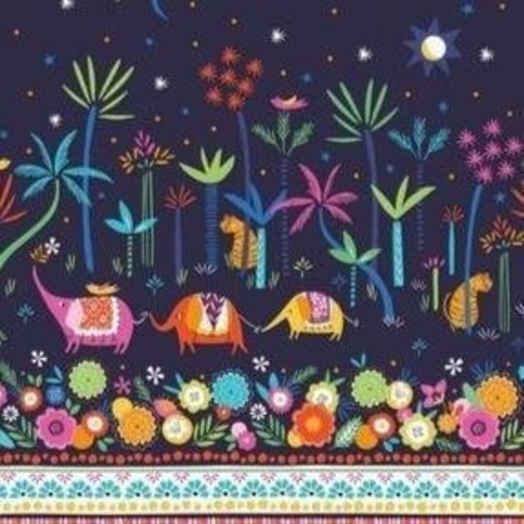 Silk Roads by Ali Brookes - Double Border - Mfg. Quiltex - Mfg. #1826 ...