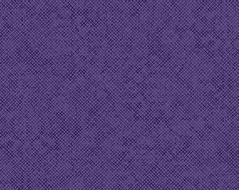 Whisper Weave Too by Nancy Halvorsen cotton quilting fabric in Eggplant from Benartex