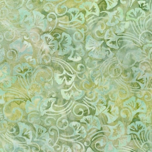 Morning Mist Artisan Batiks by Lunn Studios-Moss Green-Mfg Robert Kaufman Fabrics-Mfg #22161.45-Premium Cotton Batik Fabric-Sold by Half Yd.