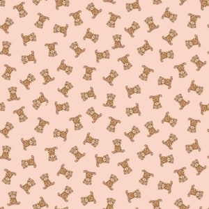 Forest Dreams - Teddy Bears Creampuff - Mfg. Dear Stella - Mfg.#DNS2507-CREAMPUFF - Premium Cotton Fabric - Sold by Half Yard Cuts