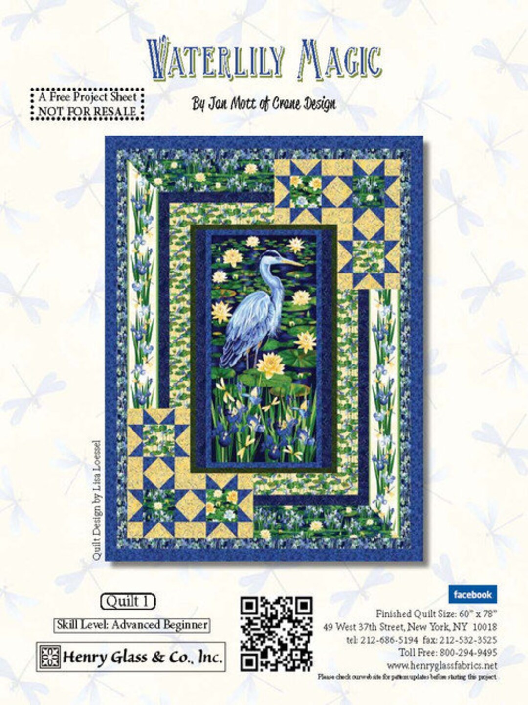 Waterlily Magic Quilt Kit Etsy