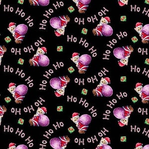 Furry and Bright by Kayomi Harai - Black Kittens - Mfg. Studio E Fabrics - Mfg. #7010-99-Premium Cotton Fabric - Sold by Half Yard Cuts