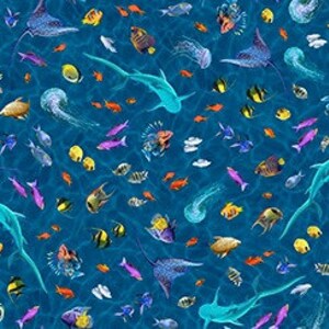 Deep Sea Treasures Quilt Kit by QT Fabrics 69.5 X 78.5 - Etsy