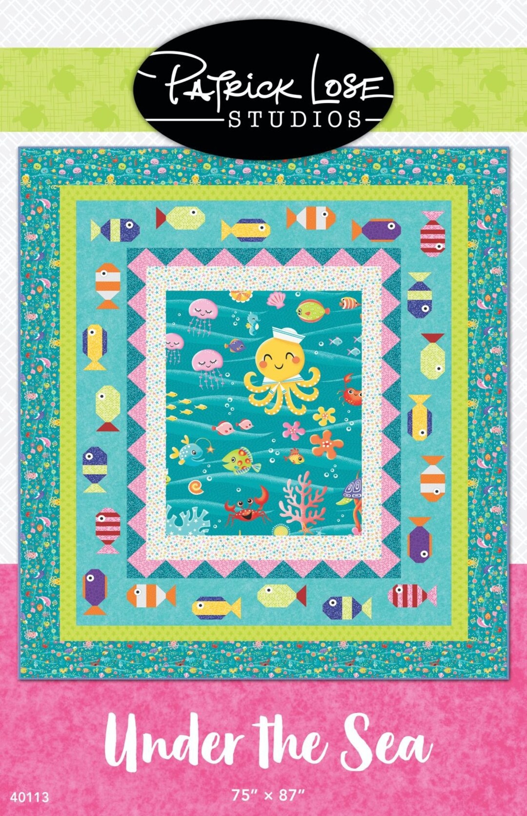 Under the Sea Quilt Kit 75 X 87 Featuring Enchanted Seas by Patrick ...