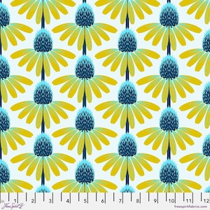 Love Always by Anna Maria Horner-Echinacea Glow-Maize-Mfg. Free Spirit-Mfg. #PWAH075.MAIZE-Premium Cotton Fabric-Sold by Half Yard Cuts