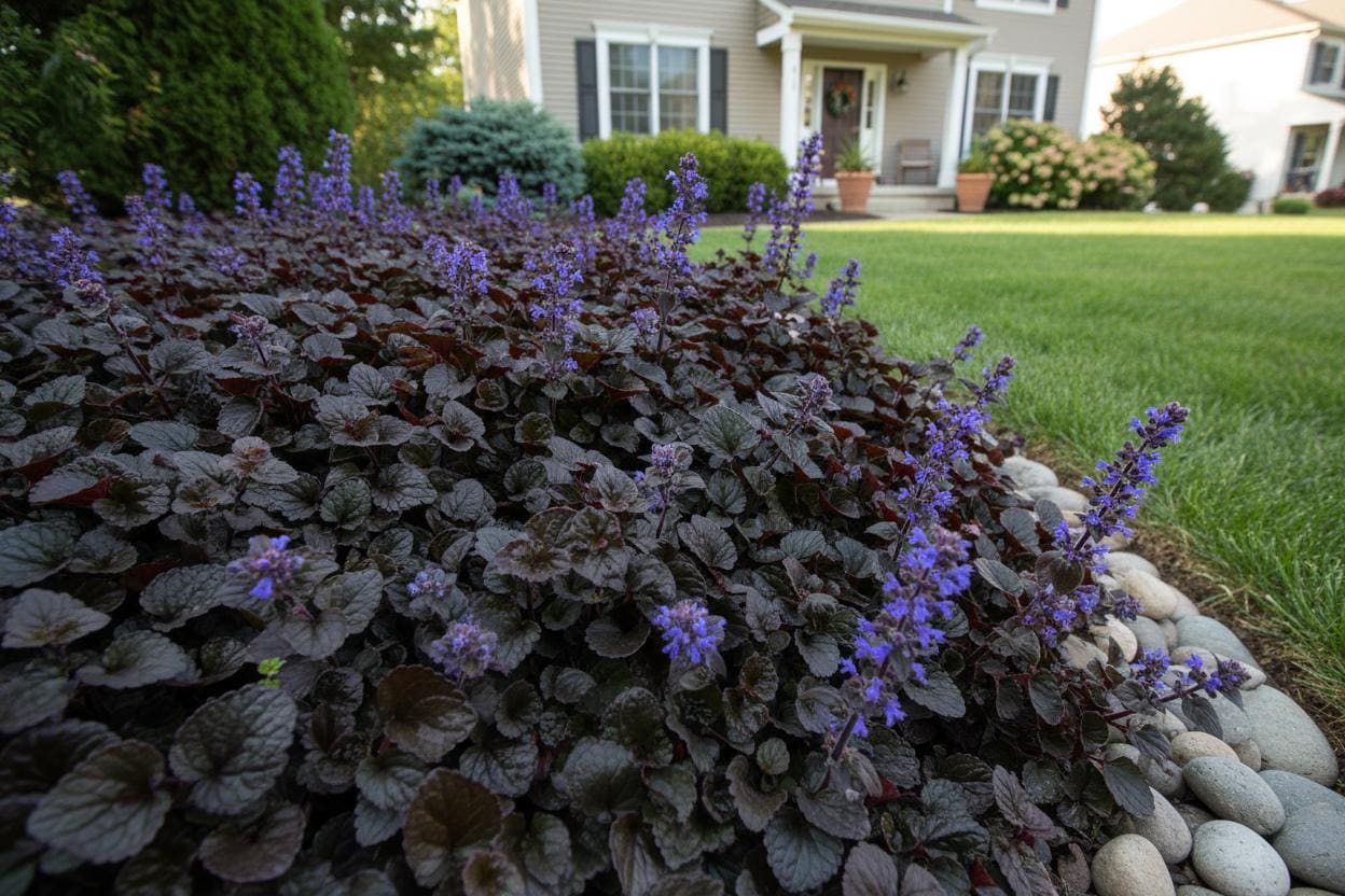 30 Live Perennial Ajuga Black Scallop Bugleweed Bulk Shade Plants Flowers -  Etsy