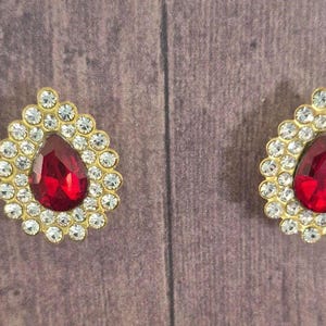 Horse Show Number Magnets, Elegant Rhinestone Decor
