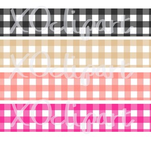 Bundle of 16 Buffalo Check PNG Borders for Graphic Design Crafting Sublimation Digital Planning image 3