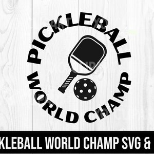 Pickleball Weltmeister SVG