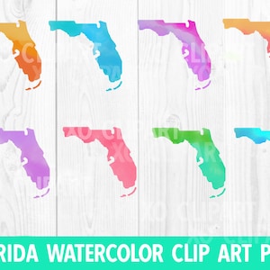 Aquarell Florida Clip Art