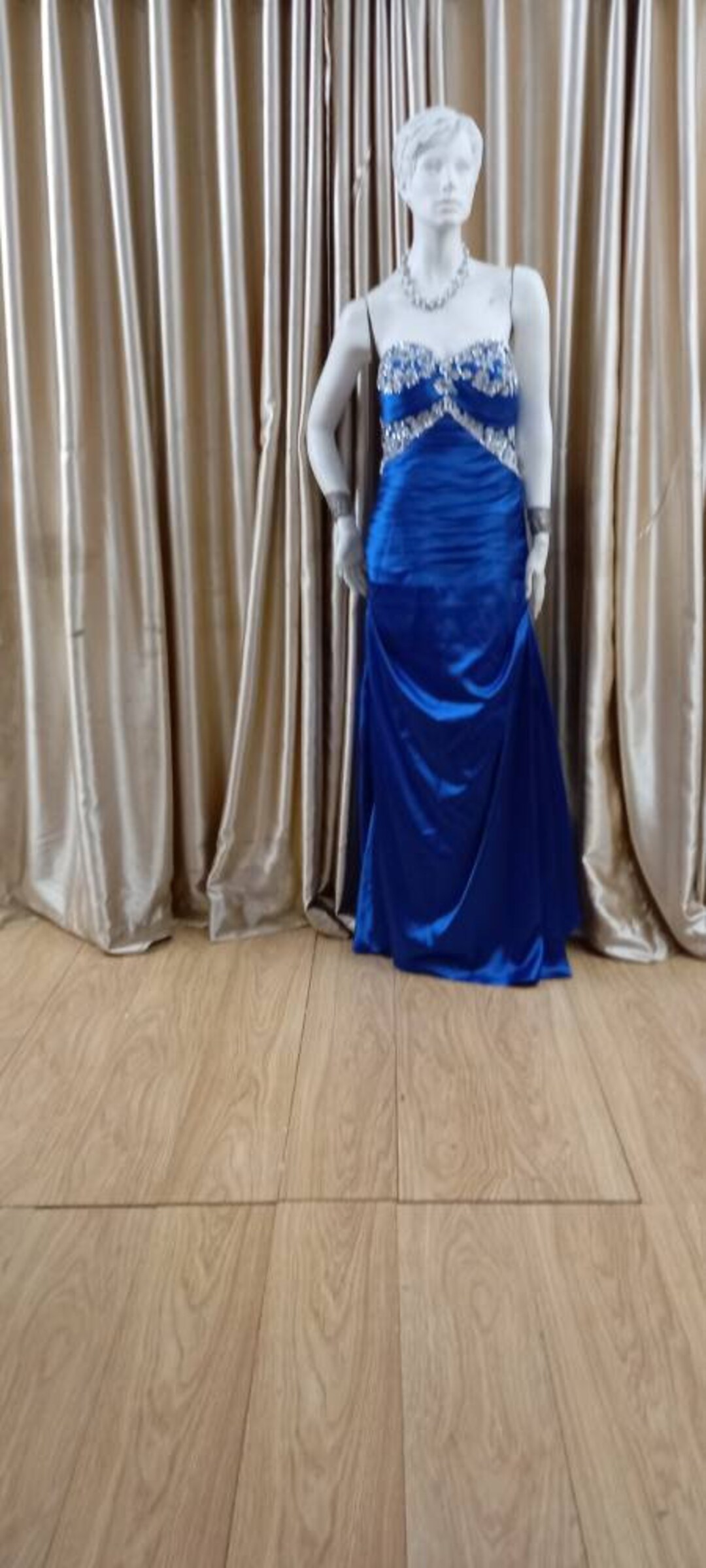 J.J House DESIGNERS Royal Blue Prom Dress Size 12 Etsy UK