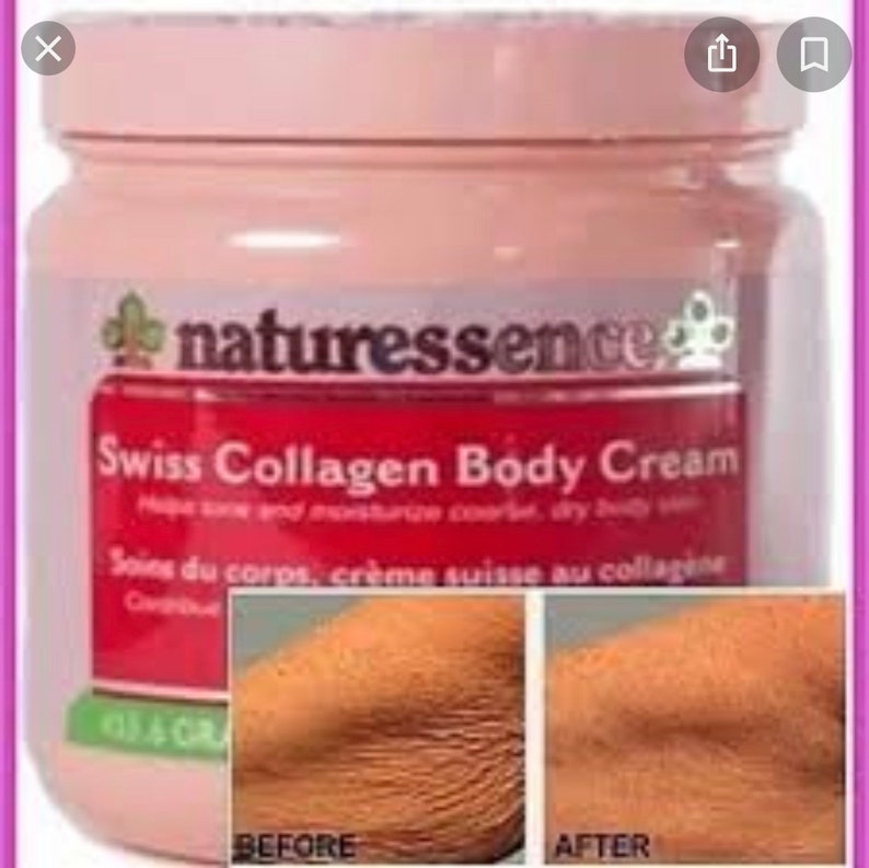 Naturessence Swiss Collagen Body Cream 586ml Etsy Ireland