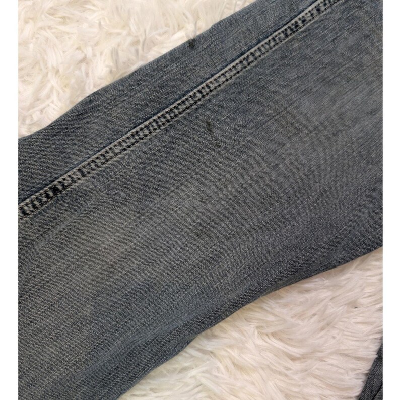 Vintage Y2K Wrangler Retro Slim Straight Jeans Light Wash Denim 30x29 image 10