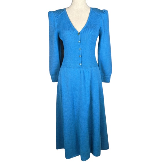 Saks Fifth Avenue Sweater Dress Blue 