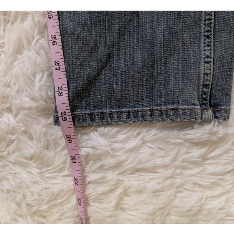 Vintage Y2K Wrangler Retro Slim Straight Jeans Light Wash Denim 30x29 image 6
