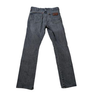 Vintage Y2K Wrangler Retro Slim Straight Jeans Light Wash Denim 30x29 image 2