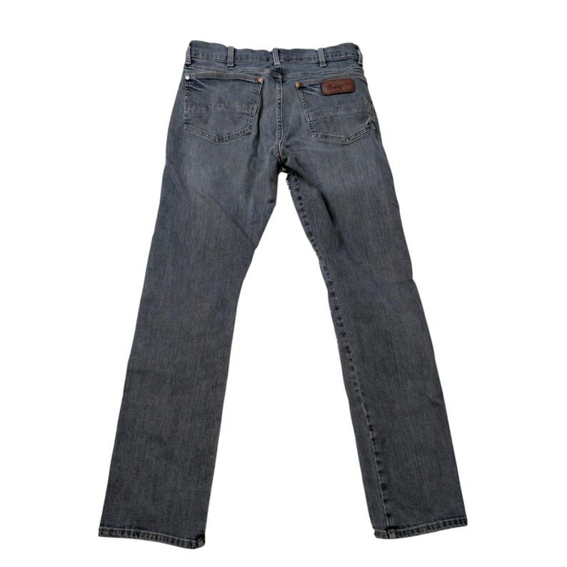 Vintage Y2K Wrangler Retro Slim Straight Jeans Light Wash Denim 30x29 image 2