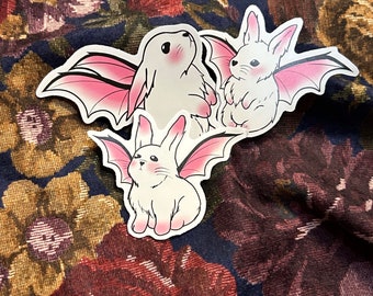 Bat Bunny Stickers