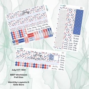 Cahier d'exercices BBP - KIT-169 de juillet - Fête de l'indépendance - Kit mensuel et budget