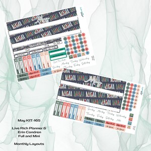 Erin Condren et LRP - Kit mensuel May KIT-165 - Ma maman