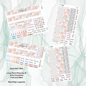 Erin Condren & LRP – maandkit KIT-164 april – Rosy Visions