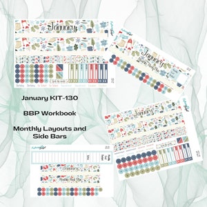 BEP Workbook - Januar KIT-130 - Winter Fun - Monatliches und Budget Kit