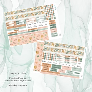 Leidenschaft Planer - August KIT-171 Monthly Kit - Florida Summer