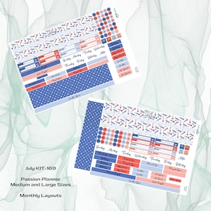 Passion Planer - Juli KIT-169 Monthly Kit - Inbezug auf den Unabhängigkeitstag
