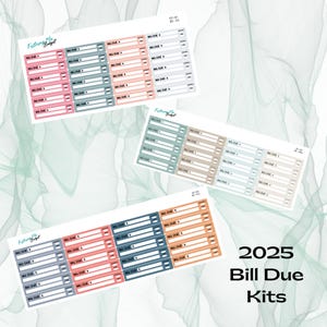 2025 Bill Due Box KITs