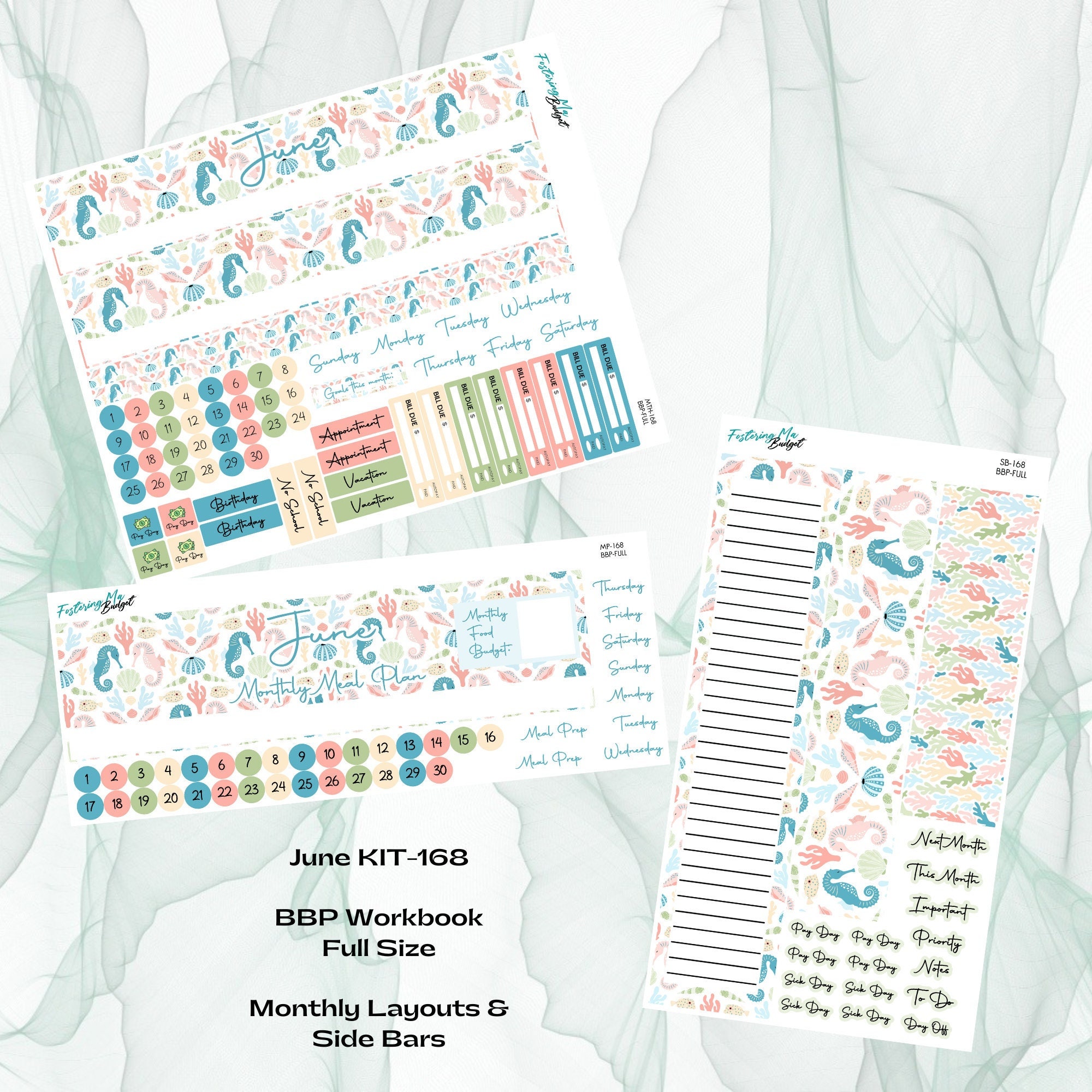 June Budget and Monthly Planner