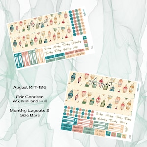 Erin Condren - August KIT-196 Monthly Kit - I Dream of Morocco